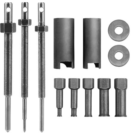 BYZESTY Kit Estrattore per Cuscinetti Interni per Moto, 9-23mm Estrattori Cuscinetti Interni per Moto, Kit Estrattore Interno Cuscinetti Moto, Estrattore Cuscinetti Sterzo di 5 Clip Aperte