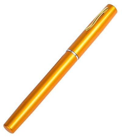 EKalgretrA Stipprute Outdoor Tragbare Mini Stift Angelrute Teleskop Tasche Stift Angelrute Mini Angelrute Zubehör Teleskopangel(Gold-1Meter no roll)