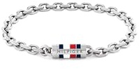 Tommy Hilfiger Jewelry Men's Chain Bracelet in Stainless Steel – Available in Silver or Gold