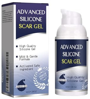 GAJUS 0g Cicatrici Gel, Rimozione Cicatrici per Viso e Corpo, Riduce Cicatrici Vecchie e Nuove da Chirurgia, Crema Cicatrizzante Ferite, Trattamento Emolliente e Idratante per Cicatrici