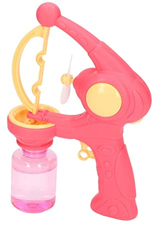 Hztyyier Bubbelpistol, Automatisk, Praktiskt Handtag, Stor Bubbelmaskin för, Rolig Leksak med Fläktfunktion (Rosa)