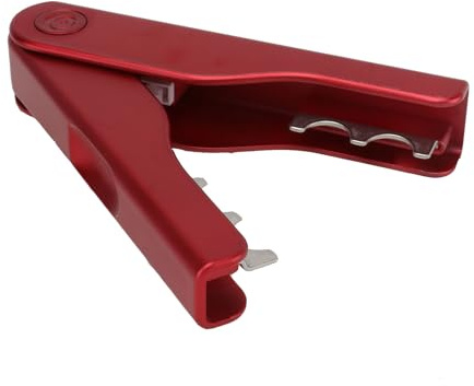jojofuny Pince à Épines de Rosier Rouge Outil de Jardinage pour Enlever Épines et Feuilles Acier Inoxydable Manche Plastique Ergonomique Outil Pratique pour Entretien des Rosiers en