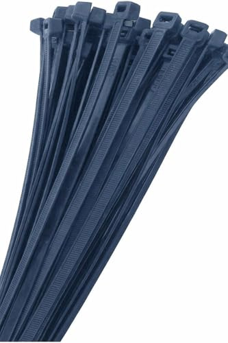 KnnX Bridas para Cables, 370 x 7,6 mm, Nylon Detectable por Metal, 100 Unidades, 56,07 kg de Tracción
