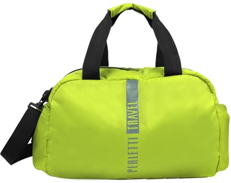 PERLETTI Borsa da viaggio per scuola, tempo libero, leggera, resistente per adulti, borsa da sport, weekender, bagaglio a mano con tracolla regolabile, borsa da donna da uomo, aereo Ryanair Easyjet 40