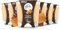 Glade Jar Candle, Scented Candle Infused with Essential Oils, Up to 42 Hour Burn Time, Honey & Chocolate, Pack of 6 (6 x 129g)