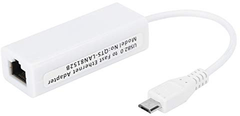 Socobeta Verschleißfeste breite Kompatibilität 10 / 100Mbps Netzwerkadapter Schneller Ethernet-Adapter Automatischer Wechsel des Netzwerkkartenadapters Kompatibel mit Zero