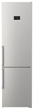 Bosch Serie 6 Kühl-Gefrier-Kombination 203 x 60 cm NoFrost KGN39AIBT | Anti-Fingerprint Edelstahlfront, VitaFresh XXL 0 °C für Fleisch und Fisch, getrennte Kältekreisläufe, LED-Beleuchtung