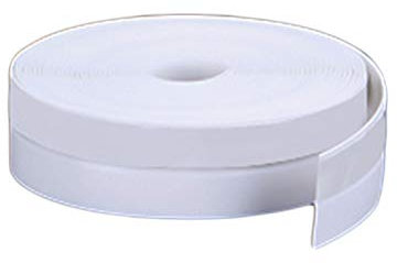MIFANI Dichtungsstreifen, Silikondichtung, Türstreifen unten, 10 m, for Lücken im Haus, Glas, Duschfenster und Tür, wetterfest (Breite 45 mm), braun (Color : White)