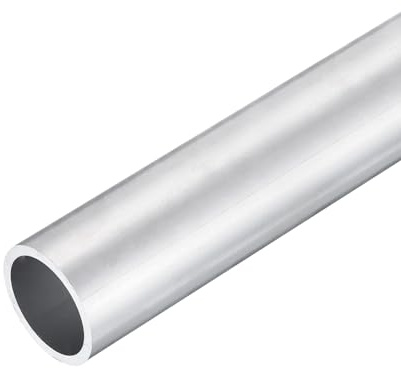 DMiotech (35mm OD x 32mm ID) 6063 Aluminum Round Tube 300mm Length Industry Metal Tubing for Machinery Frame Construction DIY Projects | Industrial Metal Tubes for DIY Projects, Construction Machinery Frames