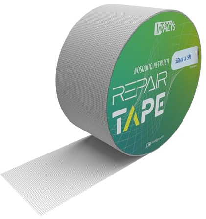 InTALYs InTAPE Nastro per Riparazione Zanzariere - Facile, Veloce e Resistente (5cm x 5mt)