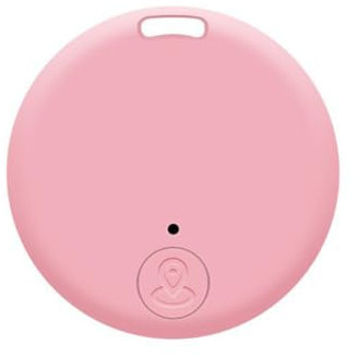 Mini Key Finder, Portable Smart Anti-lost Device, Bluetooth Item Finder, Item Locator, Mobile Key Tracking for Kids, Pets, Cats, Dogs Wallets, Keychains and Luggage (Pink)
