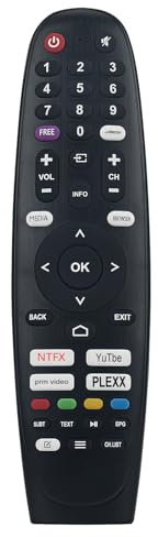 Ersetzte Fernbedienung Passend für JTC Jay-Tech TV OS35500USV OS36500USV | S32H23260VJK S43U34300VJK S43U34302VJ S50U25052VJ JTC50U39500 JTC55U39550 LE-32T1 LE-40T1 EVOIIS32H EVOIIS40F