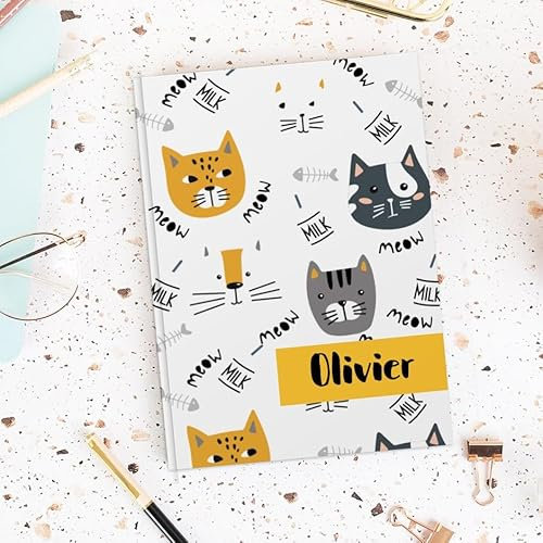 Wanapix | Terminplaner 2025-2026 A5 | Wochenplaner 2025/26 | Kalenderbuch 2025/26 | Tages- oder Wochenplaner 2025-2026 | Softcover Gebunden | Katzen