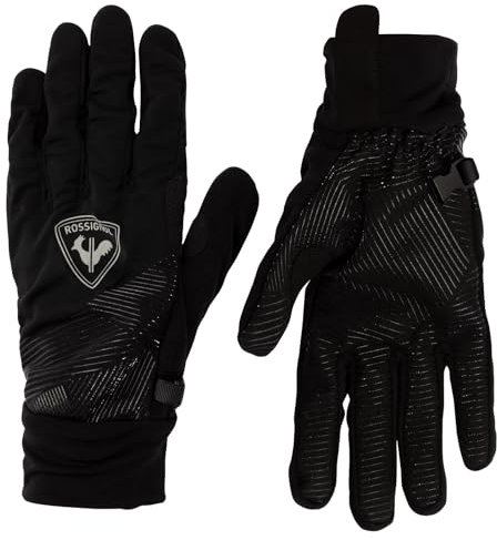 Rossignol Herren Damen Handschuhe XC Active Unisex Skihandschuhe, Farbe:Schwarz, Artikel:-200 black, Größe:XL