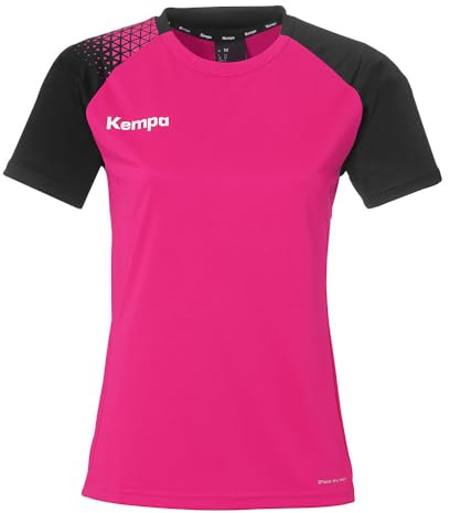 Kempa Maglietta Ambition 28 a Maniche Corte da Pallamano, Maglietta Sportiva per Bambini e Adulti, Maglia da Pallamano per Donne e Ragazze, Taglio Sciancrato
