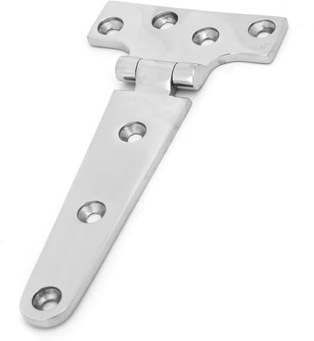 Edelstahl T -Gurt Scharnier -Tor Scharnern Scharnentür Scharnier Schwer Duty 316 Edelstahl Poliertes Oberflächenrostschutz mit Glatten Kanten für Holzzäune Schuppentüren