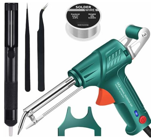 3 in 1 Set Multifunction Soldering Iron Soldering Gun Set, 5pcs Laser Welding Machine, Welding Tools, Laser Welding Gun for Metal, for Rust Removal Cutting Weldings