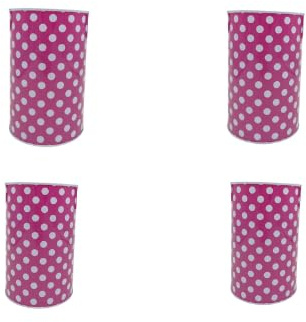 FabFinds Money Tin Box for Adults – Premium Money Jar Piggy Bank & Sealed Money Box for Smart Financial Management (4, Pink Spotty)