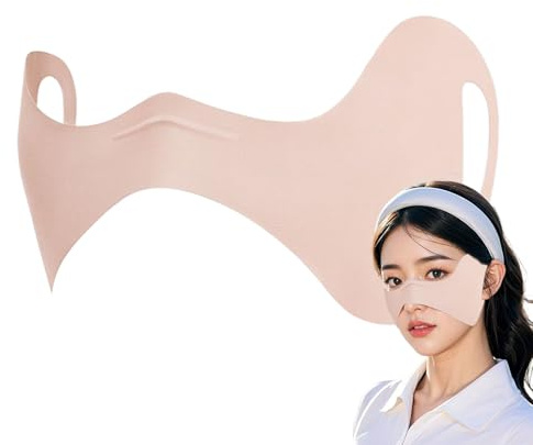Jlobnyiun Patchs solaires pour le visage | Patchs pour les yeux de golf – Protection UV portable pour golfeur pour la peau, le nez, les lunettes solaires pour femme, randonnée, cyclisme, pêche