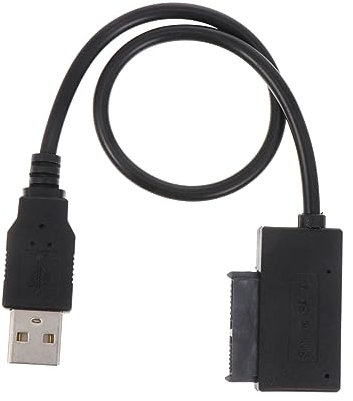 Uonlytech Cable Adaptador Serial Ata Usb Portátil Cable De Datos Para Cd-rom De Portátil Línea Fácil Para Transferencia De Datos Compatible Adaptador Serial Ata Usb