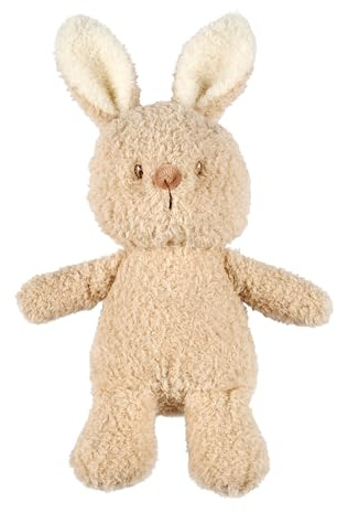Nattou Kuscheltier Baby-Kaninchen, Wegbegleiter ab der Geburt, Ca. 24 cm, 100% Polyester, Teddy, Sand