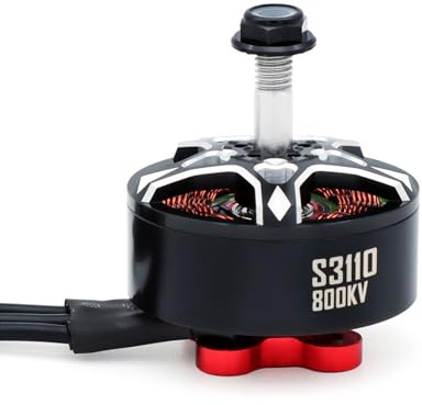 Fafeims Optimierter Kühl-Renn-Quadrocopter-Motor, Einfache Wartung, Quadrocopter-Teil für Bürstenlosen FPV-Motor (S3110 800KV)
