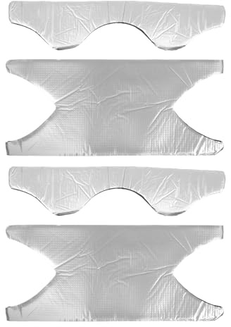 SOPOTUTU Involucro Isolante Fonoassorbente Autoadesivo per Tubi da 110 Mm, 2 Pezzi Spessore 2 Cm per Gomiti Scarico, Riduzione Rumore Cucina e Bagno, Rivestimento Acustico per