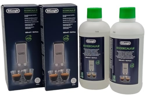 DLSC500 AS00006179 - Descalcificador (2 x 500 ml, compatible con DeLonghi)
