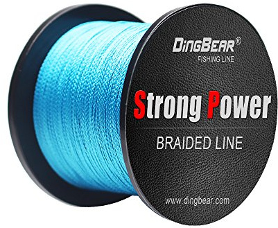 Dingbear 437Yd/400M 85LB/0.45mm Hellblau Stark Ziehen Sie Generische Geflochtenen Angelschnur Angelschnur Fisch Linien