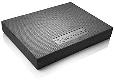 BODYMATE Balance Pad 49x40x6cm SCHWARZ, WEICHE Variante für Freizeit- und Profi-Sportler, Stabilitäts- und Core-Training, Verbesserung von Gleichgewicht, Koordination und Stabilität