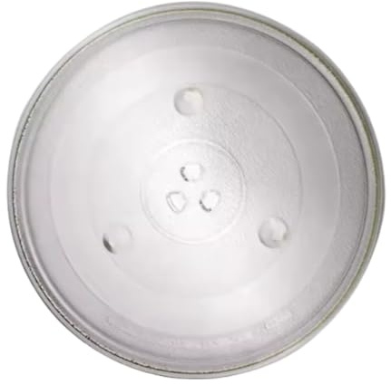UTIZ 315mm | 12.4'' Inch Universal Microwave Turntable Glass Replacement Plate Tray with 3 Fixers Strong Durable Scratch-Resistant