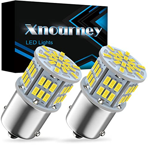 Lampadina 1156 LED, 12V-24V 1141 1003 7506 Lampadina BA15S Utilizzata per Luci di Retromarcia di Backup per Auto per Camion, Luci di Parcheggio Posteriori, Luce Interna per Camper, 2 pezzi bianco