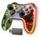Mars Gaming MGP-24, Gamepad Inalámbrico 2.4GPRO, Neon RGB, Vibración Háptica Dual, Joysticks Analógicos, Mando para PC, PS3, PS4, PS5, XBOX360, Raspberry Pi, Mac, Android, Transparente