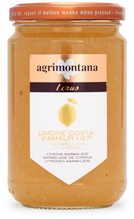 Agrimontana - Marmellata di Limone Costa d'Amalfi I.G.P. - Marmellata di Limoni in Barattolo da 330g