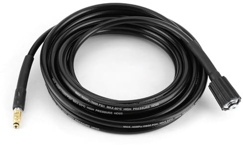Manguera de Lavado Automático de 40MPa/5800PSI, Tubo de Goma para Limpieza de Agua a Alta Presión para Karcher K2 K3 K4 K5, Duradero, Resistente a Torceduras y Abrasión (10
