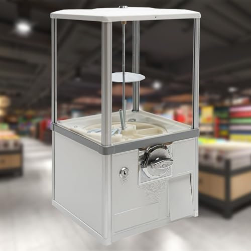 KYZTMHC Capsule Vending Machine Candy Dispenser Mini Gumball Machine Toy Vending Machine Gumball Machine for Kids (Color : White)
