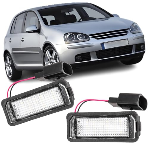REINKO LED Kennzeichenbeleuchtung passt für VW Golf 4 5 1J 1K GTI R32 3-/5- Türer Limo. Cabrio.