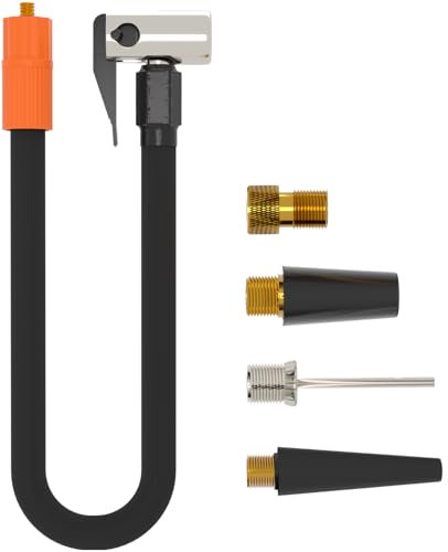 Accessori per il gonfiaggio Accessori portatili per compressore d'aria, tra cui tubo e ugello, compatibile con GK-J1206P