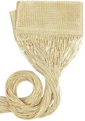 emmevi Tenda a Fili Elegante Per Porte Finestre Pannello Divisorio Camere Stanze Ambienti 140x290 Cm Senape