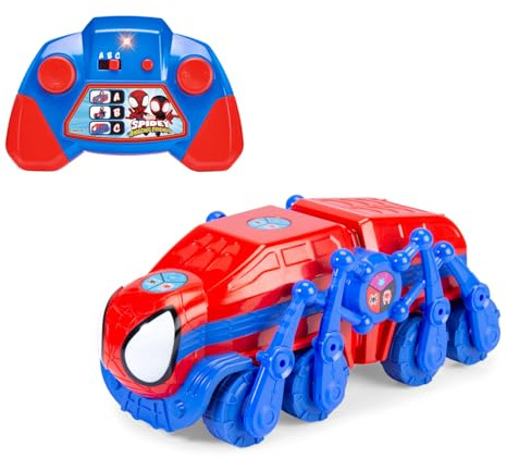 Dickie Toys RC Auto Spidey Team Vehicle (28,5 cm) - ferngesteuertes Spielzeugauto für Kinder ab 3 Jahre zu Marvels Spidey und Seine Super-Freunde, 3 km/h, inkl. Fernbedienung