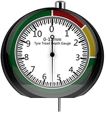 XLKJ profondità Battistrada Pneumatici，Pneumatici Battistrada Misuratore Manometro di profondità Battistrada Pneumatici Strumenti Generali