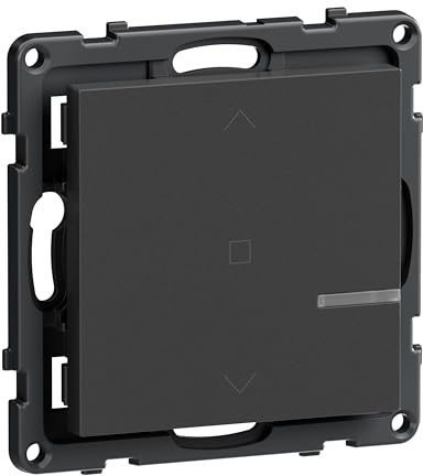 LEGRAND, SEANO with Netatmo 765939 - Transmisor de pared para persianas, control de interruptores de persiana conectados, instalación extraplana, 3 pilas de botón en V incluidas (8 años de vida útil),