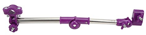 Wheelchair Umbrella Stand, Stainless Steel Bicycles Umbrella Stand 360 Degree Swivel Stroller Umbrella Holder for Outdoor (Versatile Purple)