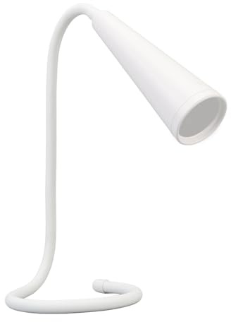 Spacnana LED-Leseleuchte, 3 Farbtemperaturen, Stufenloses Dimmen, über USB Wiederaufladbare Schwanenhals-Schreibtischlampe für die Heimschule, Flexible Schwanenhals-Buchleuchte
