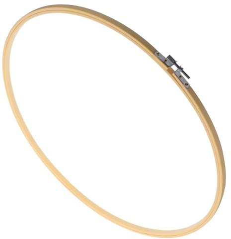 NUOBESTY 40cm Stickrahmen Aus Für DIY Stickerei Handwerkzeug Für Kreuzstich Und Ribbons Traditionelles Nähzubehör Für Kreative Projekte