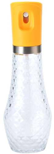 Cabilock Oil Sprayer Bottle for and Stainless Steel Glass Press Oil out Design Fine Control Kitchen Cooking Air Fryer Use