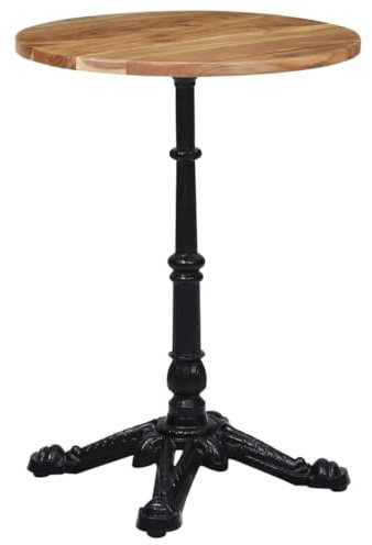 Kangmusi Bistrotisch-Gestell Schwarz 52x52x72 cm Gusseisen, Schwarz 325433