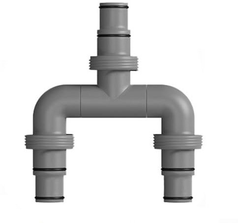 Connettore per tubo flessibile per piscina Intex, adattatore per tubo a T, connettori per pompa per piscine a 3 vie per tubi da 32 mm e 38 mm, per accessorio INTEX (C)