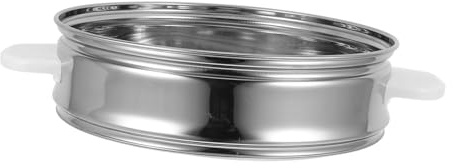 ABOOFAN Vaporiera Per Verdure e Dim Sum in Acciaio Resistente 2 Litri, Cestello Per Cottura a Vapore Per Pentola Da 20 Cm, Piroscafo Sicuro Per Uso Domestico e Ristoranti