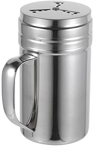 POPETPOP Saliere e Pepiere in Acciaio 304 Manico Ergonomico, Barattoli Multifunzione Per Condimenti Da Cucina, Dispenser Saliera e Barattolo Per Spezie, Adatti Per Uso Domestico e Ristoranti